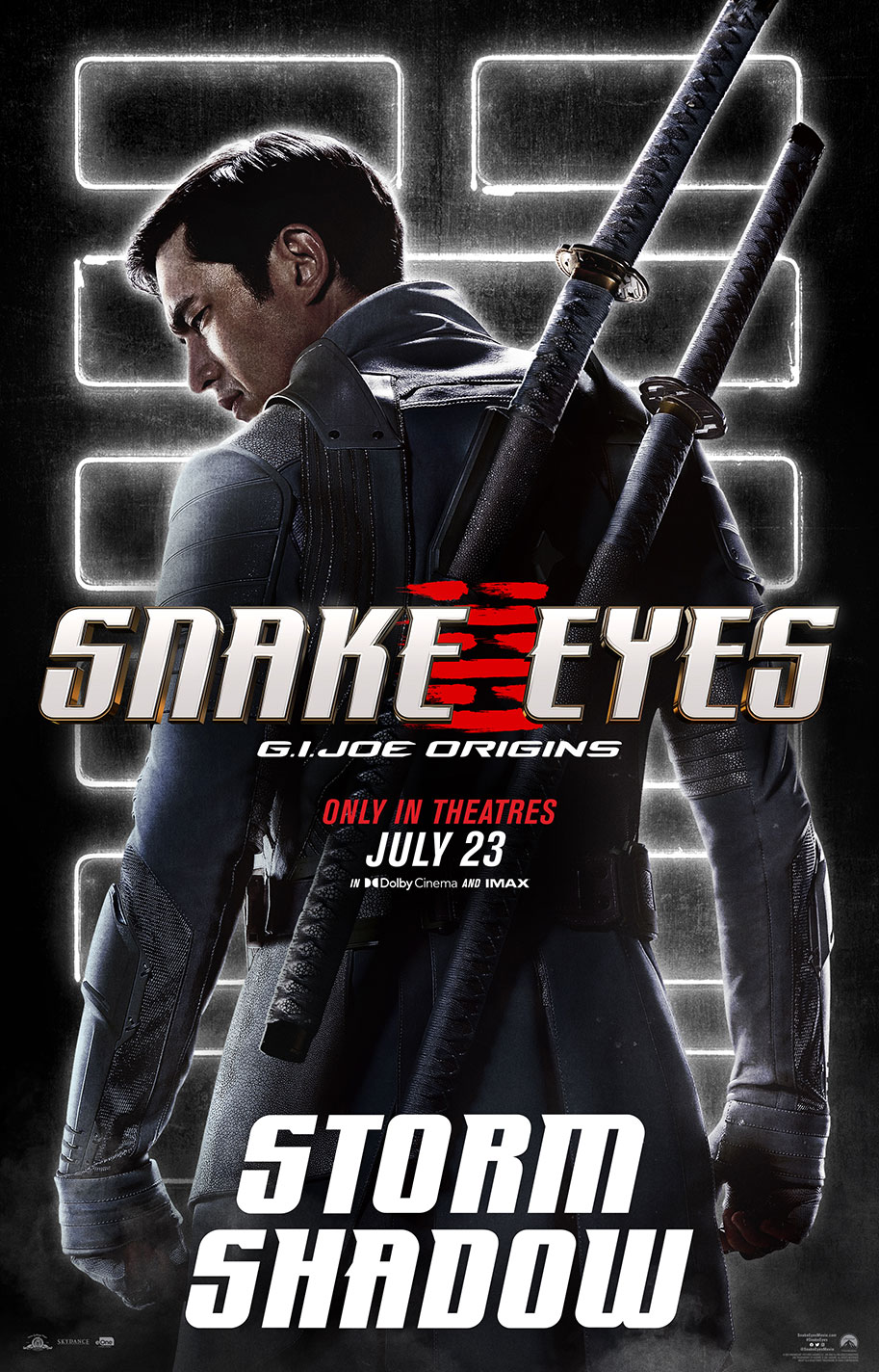 Snake Eyes 2021 origin poster