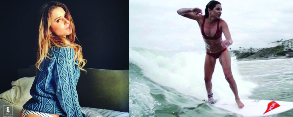 Hot athletes surfer